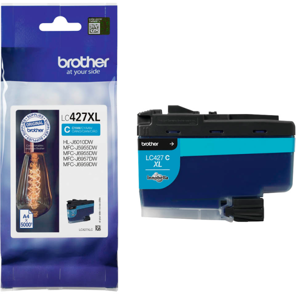 Brother LC-427XLC Druckerpatrone cyan