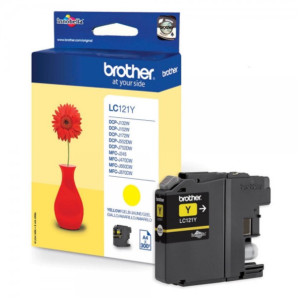 Brother LC-121Y Tinte Yellow