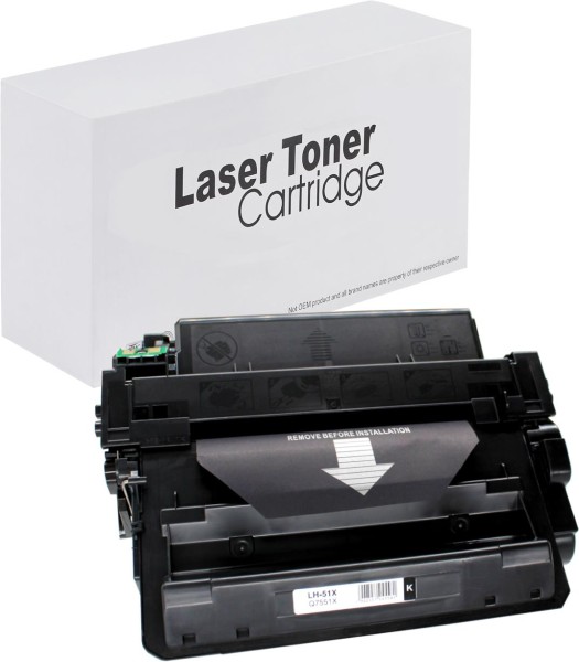 Alternativ zu HP Q7551X / 51X Toner Black
