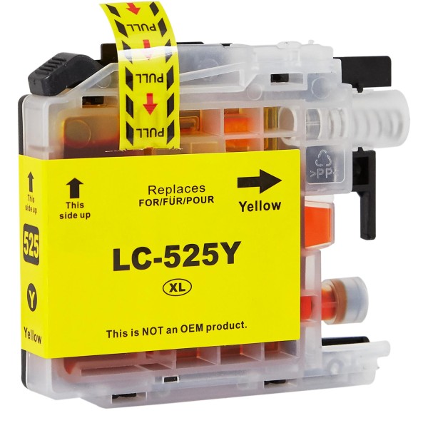 Kompatibel zu Brother LC-525XLY Tinte Yellow