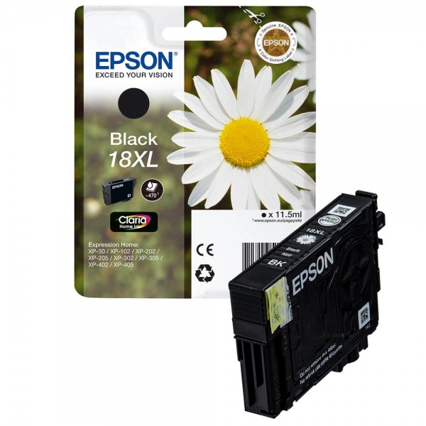 Epson 18 XL / C13T18114012 Tinte Black
