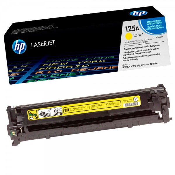 HP CB542A / 125A Toner Yellow