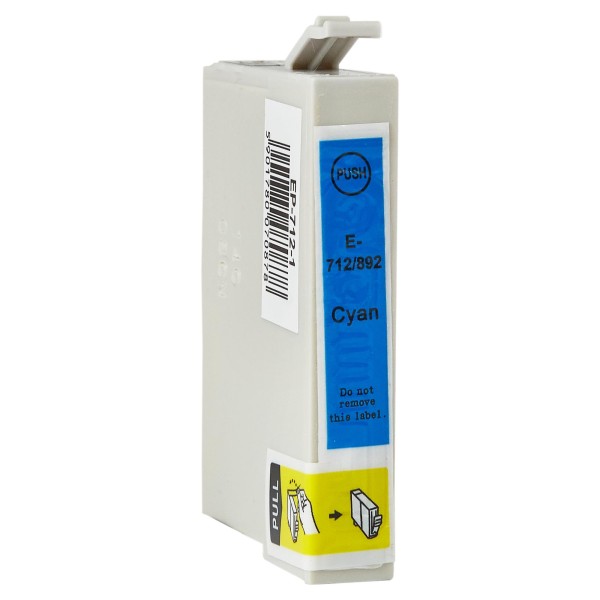 Alternativ zu Epson T0712 / C13T07124010 Tinte Cyan
