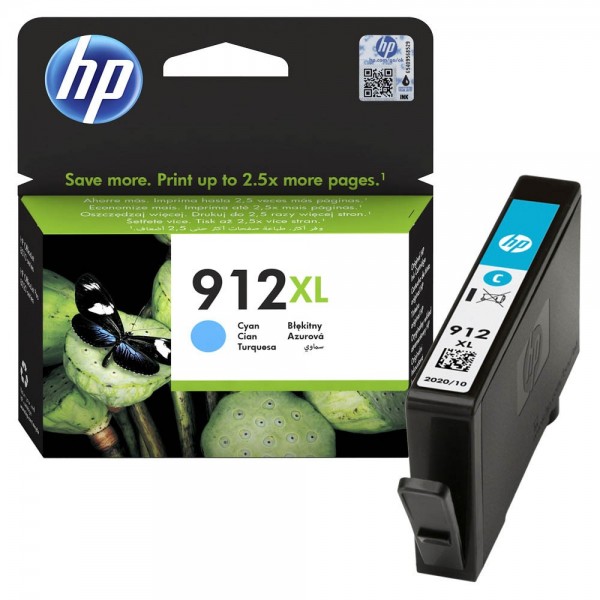 HP 912 XL / 3YL81AE Tinte Cyan