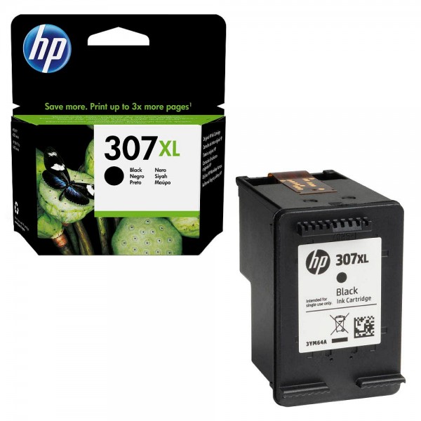 HP 307 XL / 3YM64AE Tinte Black