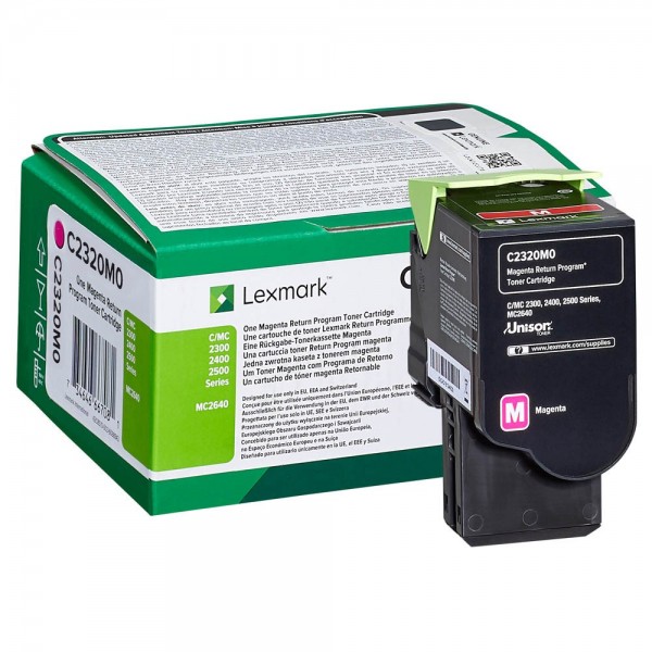 Lexmark C2320M0 Toner Magenta