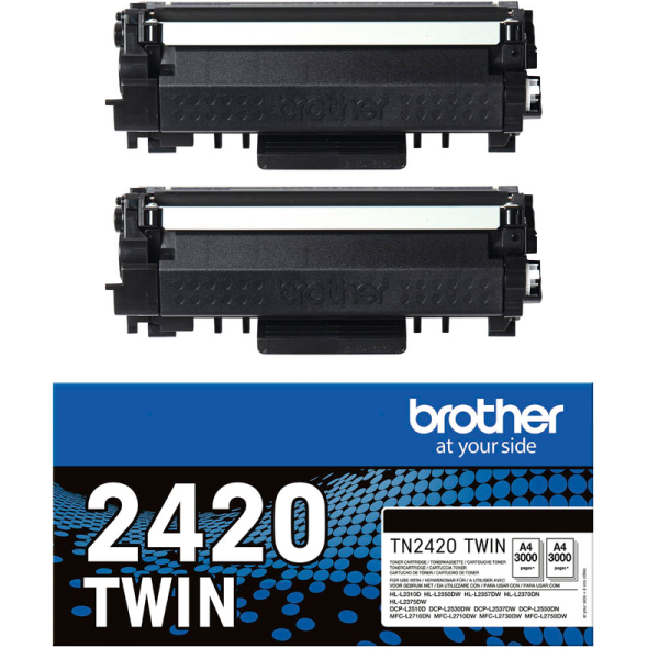 Brother TN-2420TWIN Toner schwarz 2er-Set