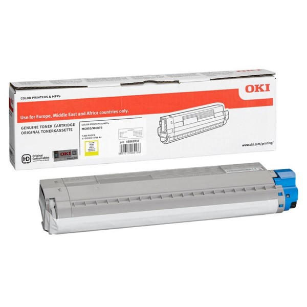 OKI 45862837 Toner gelb