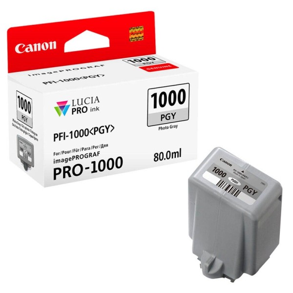 Canon 0553C001 / PFI-1000 PGY Druckerpatrone Foto grau