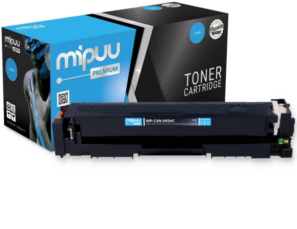 Mipuu Toner ersetzt Canon 045H / 1245C002 Cyan