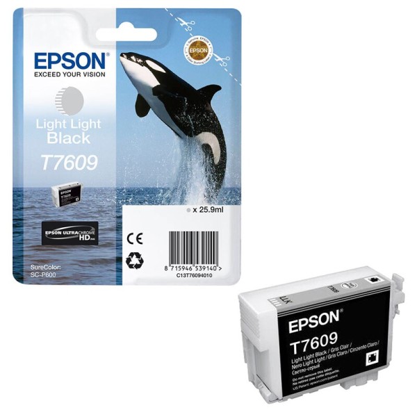 Epson C13T76094010 / T7609 Druckerpatrone light light schwarz