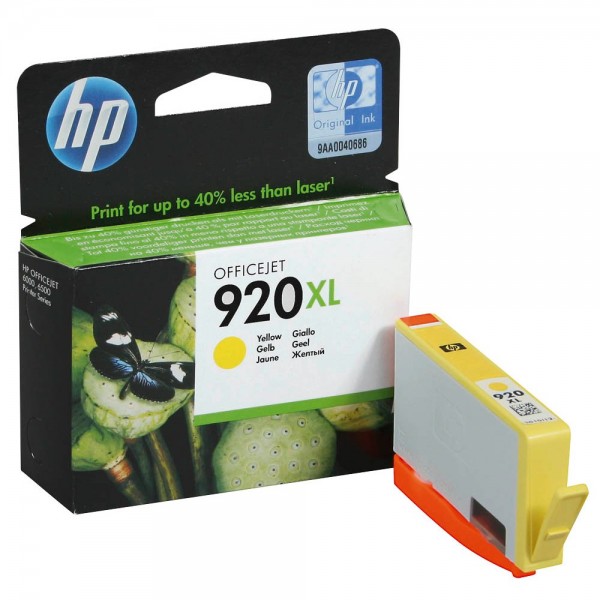 HP 920 XL / CD974AE Tinte Yellow