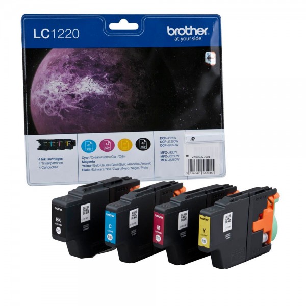 Brother LC-1220VALBPDR Tinten Multipack CMYK (4er Set)