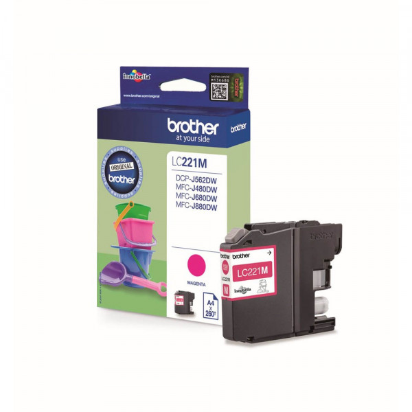 Brother LC-221M Tinte Magenta