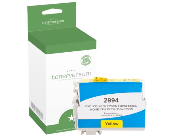Alternativ zu Epson 29 XL / C13T29944012 Tinte Yellow