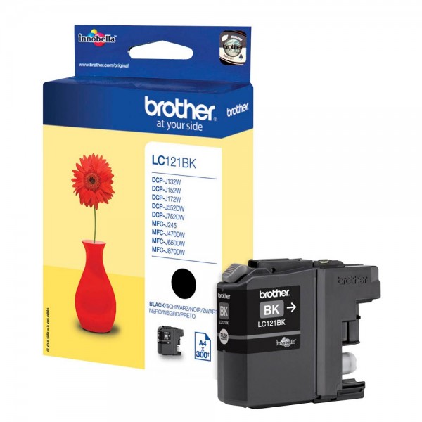 Brother LC-121BK Tinte Black