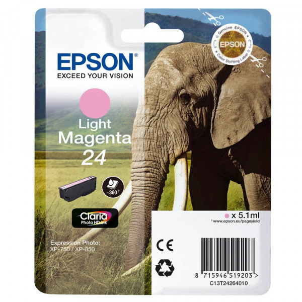 Epson 24 / C13T24264012 Tinte Light Magenta