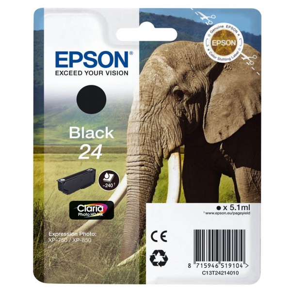 Epson 24 / C13T24214012 Tinte Black