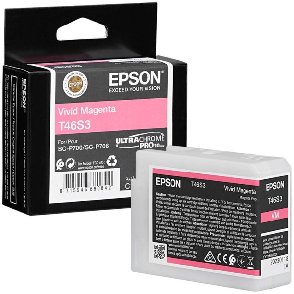 Epson C13T46S300 / T46S3 Druckerpatrone vivid magenta