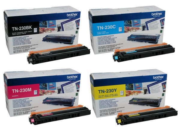 Brother TN-230 Toner Multipack CMYK (4er Set)