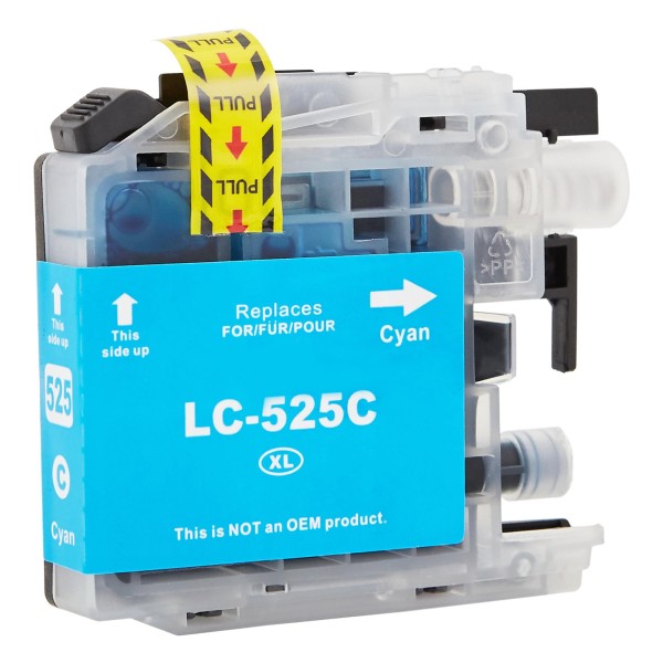 Kompatibel zu Brother LC-525XLC Tinte Cyan