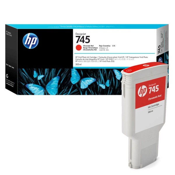 HP F9K06A / 745 Druckerpatrone chromatisches rot