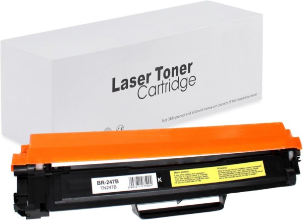 Alternativ zu Brother TN-247BK Toner Black (mit Chip)