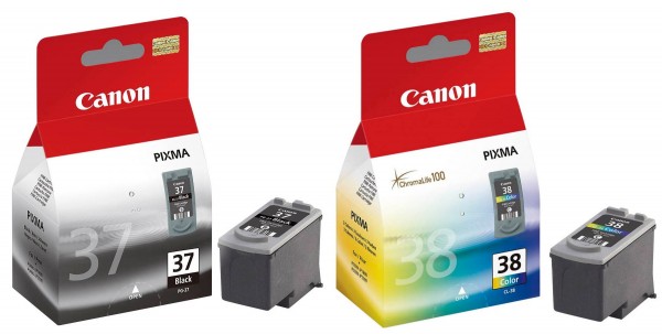 Canon PG-37 / CL-38 Tinten Multipack (1x Black / 1x Color)