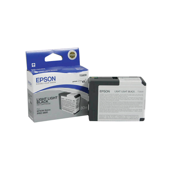 Epson C13T580900 / T5809 Druckerpatrone light light schwarz