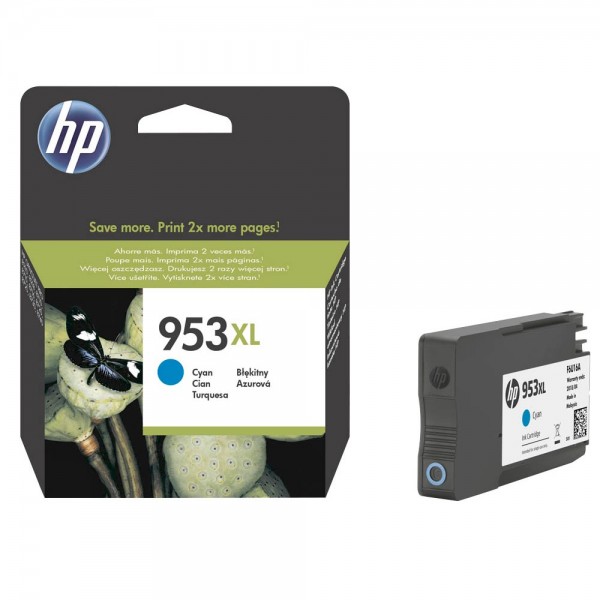 HP 953 XL / F6U16AE Tinte Cyan