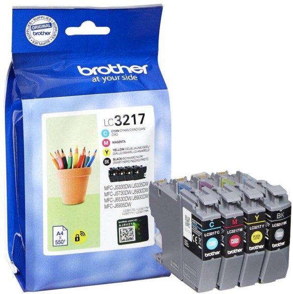 Brother LC-3217VALDR Tinten Multipack CMYK (4er Set)