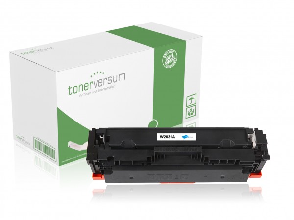 Alternativ zu HP W2031A / 415A Toner Cyan (mit Chip)