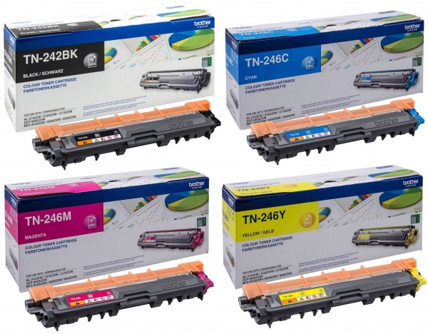 Brother TN-242 / TN-246 Toner Multipack CMYK (4er Set)