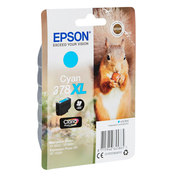 Epson C13T37924010 / 378XL Druckerpatrone cyan