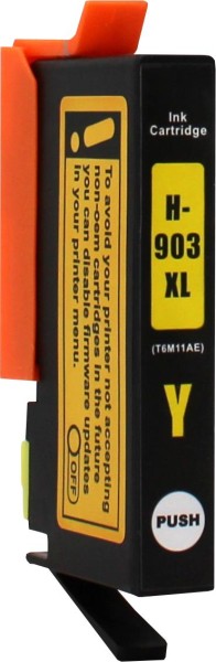 Alternativ zu HP 903 XL / T6M11AE Tinte Yellow