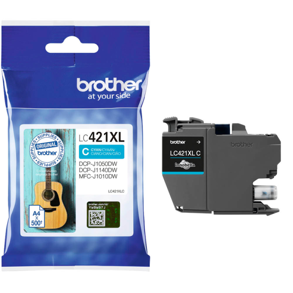 Brother LC-421XLC Druckerpatrone cyan