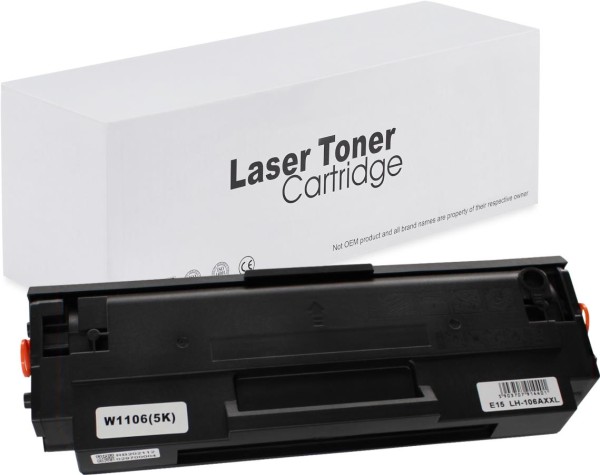 Kompatibel zu HP W1106A / 106A Toner Black Jumbo XXXL