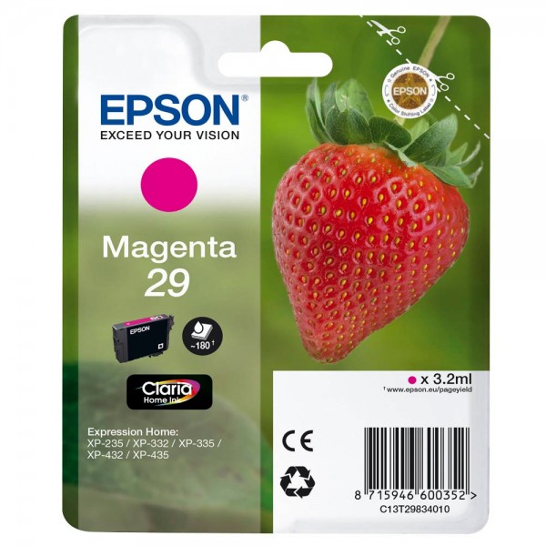 Epson 29 / C13T29834012 Tinte Magenta