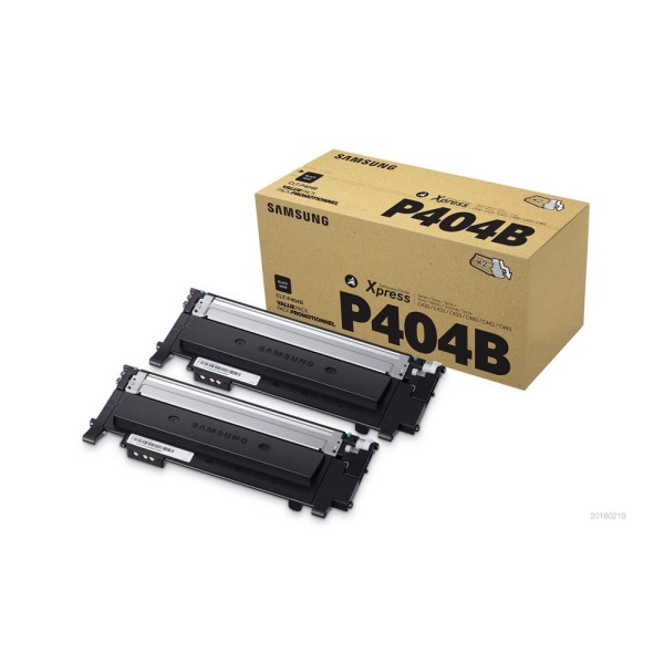 Samsung CLT-P404B / SU364A Toner Black (2er Pack)