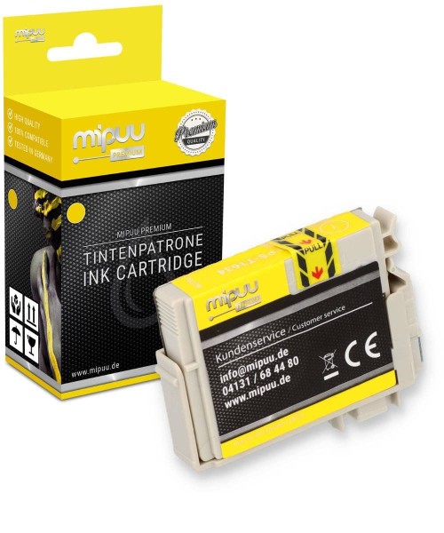 Mipuu Tinte ersetzt Epson 16 XL / C13T16344010 Yellow