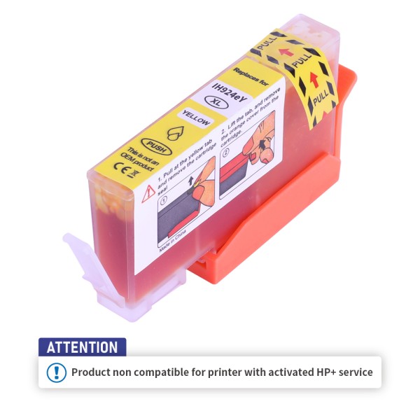 Kompatibel zu HP 924e / 4K0U5NE Tinte Yellow