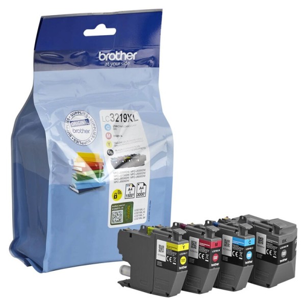 Brother LC-3219XLVALDR Druckerpatronen schwarz, cyan, magenta, gelb 4er-Set