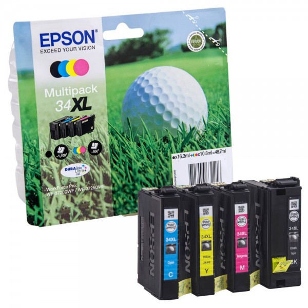 Epson 34 XL / C13T34764010 Tinten Multipack CMYK (4er Set)